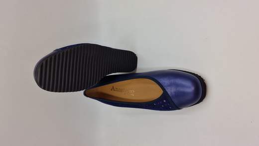 ANASTASIO DECOLLETE IN PELLE E CAMOSCIO