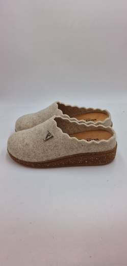 VALLEVERDE PANTOFOLA IN LANA COTTA