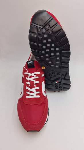 NERO GIARDINI SNEAKER IN CROSTA E TELA