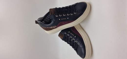 NERO GIARDINI SNEAKER IN PELLE E CAMOSCIO