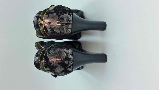 LAURA VITA DECOLLETE IN CAMOSCIO STAMPATO