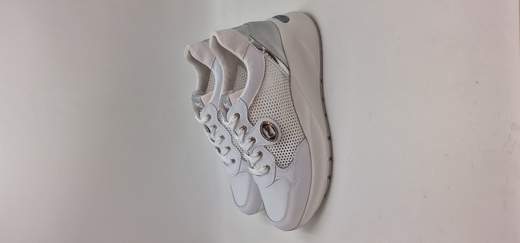 NERO GIARDINI SNEAKER IN PELLE E RETE