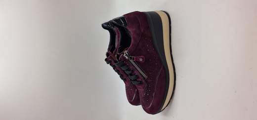 MELLUSO SNEAKER IN CAMOSCIO E STRASS