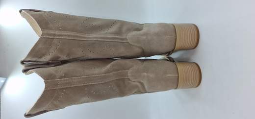 NERO GIARDINI STIVALE IN CAMOSCIO