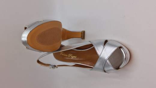 FASHION PROJECT SANDALO IN PELLE LAMINATA