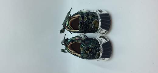 LAURA VITA SNEAKER IN PELLE E TESSUTO STAMPATI