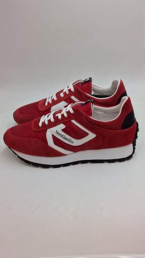 NERO GIARDINI SNEAKER IN CROSTA E TELA