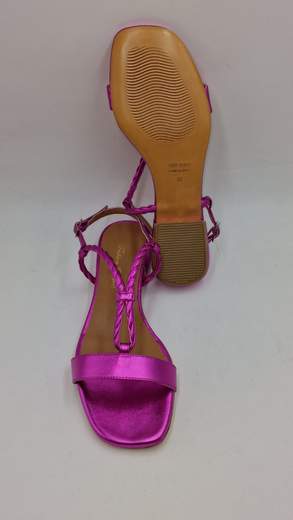 FASHION PROJECT SANDALO IN PELLE LAMINATA