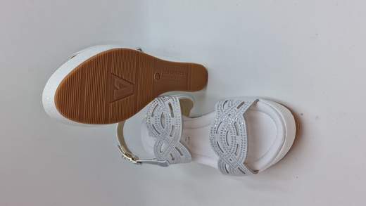 VALLEVERDE SANDALO IN CAMOSCIO E STRASS