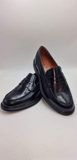 NERO GIARDINI MOCASSINO IN PELLE ABRASIVATA