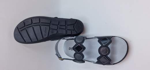 MELLUSO SANDALO IN PELLE E NAPLAK