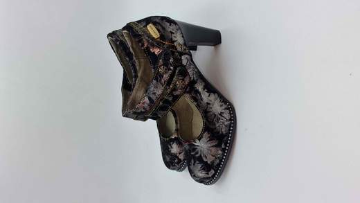 LAURA VITA DECOLLETE IN CAMOSCIO STAMPATO