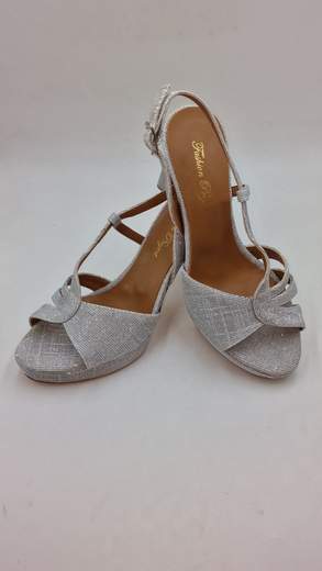 FASHION PROJECT SANDALO TESSUTO GLITTER