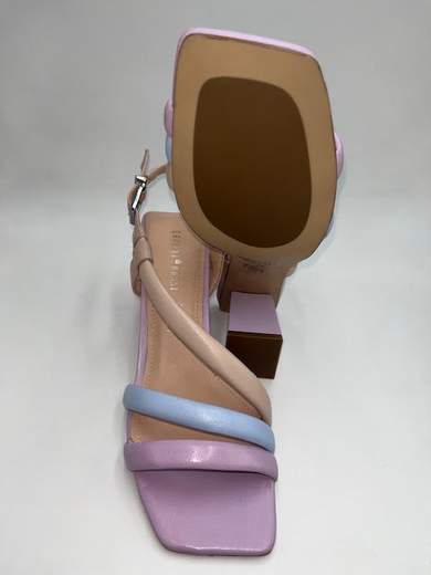 CAPELLI ROSSI SANDALO PELLE