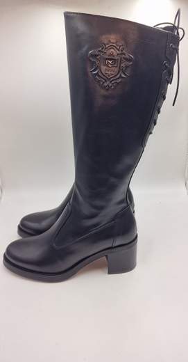 NERO GIARDINI STIVALE IN VITELLO