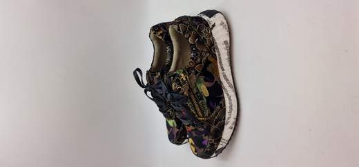 LAURA VITA SNEAKER IN PELLE E TESSUTO STAMPATI