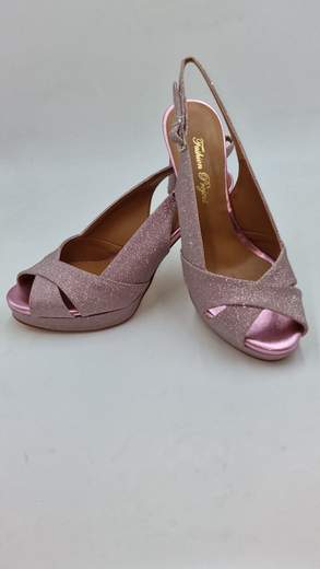 FASHION PROJECT SANDALO IN TESSUTO GLITTER