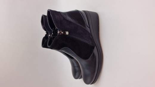 MELLUSO STIVALETTO IN PELLE E CAMOSCIO