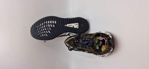 LAURA VITA SNEAKER IN PELLE E TESSUTO STAMPATI