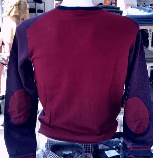 U.S. POLO ASSN. JACQUARD V NECK KNIT