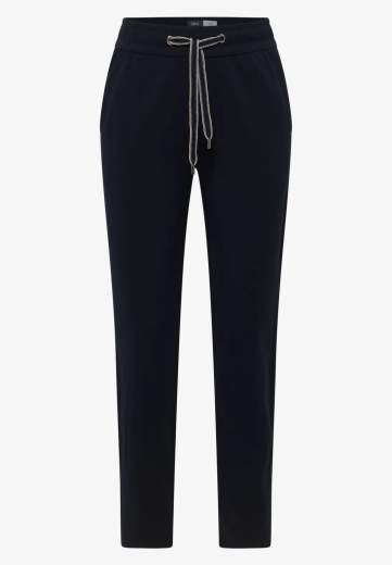 Cecil Pantaloni Jogger A Righe Donna - Vita Media Elasticizzata Con Tasche, In Cotone Elasticizzato