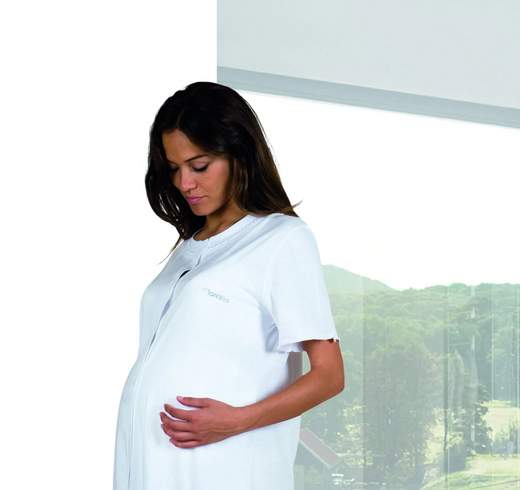 CAMICIA CLINICA BIANCA APERTA DAVANTI