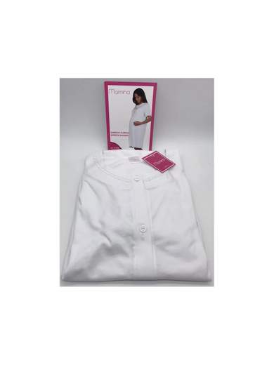 CAMICIA CLINICA BIANCA APERTA DAVANTI