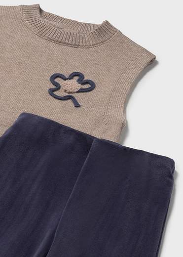 Completo gilet 3 pezzi neonata