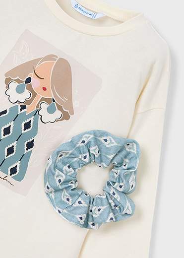 Maglietta con elastico bambina