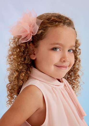 Fermaglio Fiore Organza Bambina Abel