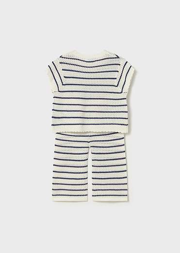 Completo pantalone maglietta cuori neonata