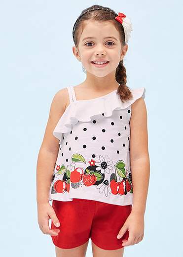 Completo Maglietta e Shorts Bambina