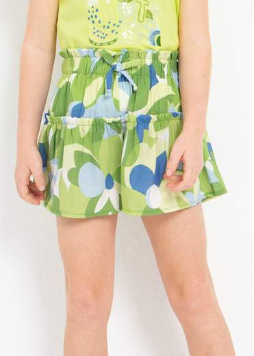 Gonna-pantalone stampata bambina