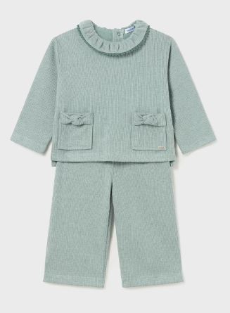 Completo pantalone e felpa neonata