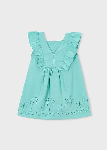 Vestito traforato bambina