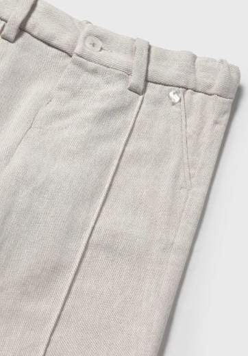 Pantalone elegante lino neonato