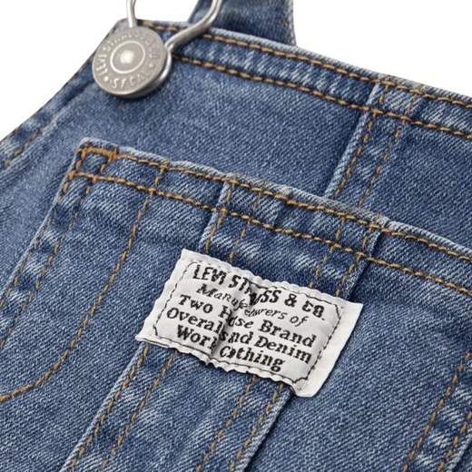 Denim Shortalls Neonato