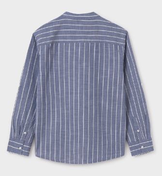 Camicia manica lunga colletto coreana ragazzo