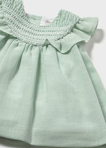 Vestito nido d'ape neonata