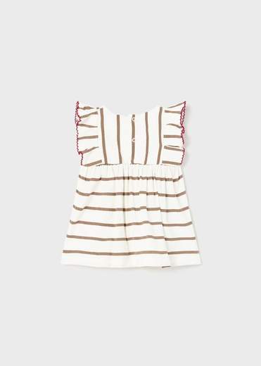 Vestito con stampa neonata Mayoral