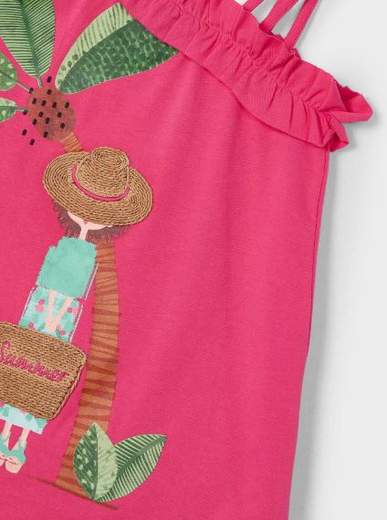 Vestito asimmetrico casual bambina