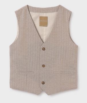 Gilet elegante lino ragazzo