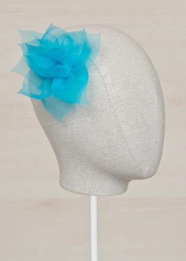 Fermaglio Fiore Organza Bambina Abel