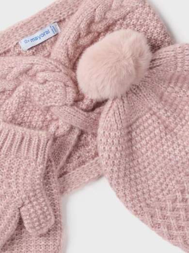 Completo 3 pezzi scaldacollo neonata