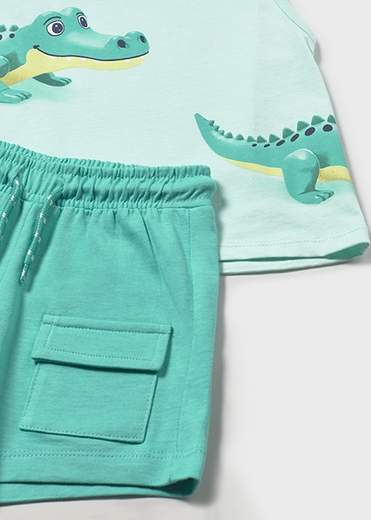 Completo 3 pezzi stampato neonato