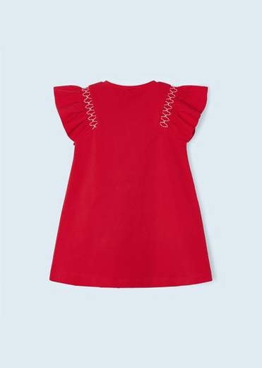 Vestito Volant e Applicazioni Bambina