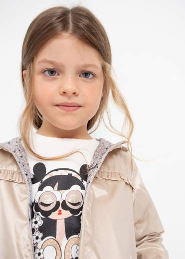 Giacca a Vento Reversibile Bambina