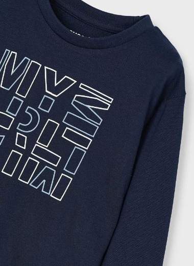 Maglietta lettere Better Cotton bambino Mayoral