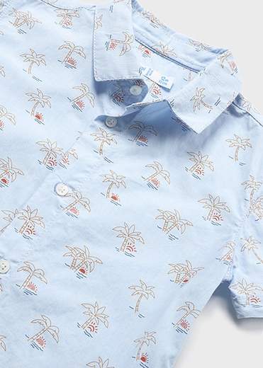 Camicia Stampata m/c Neonato