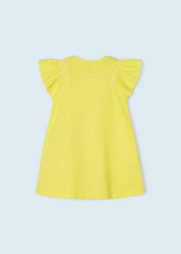 Vestito Volant e Applicazioni Bambina